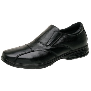 Sapato masculino couro confortável ortopédico ref 5080