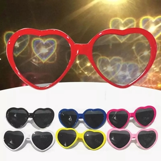 Óculos De Sol Formato De Coração Efeitos Especiais Love