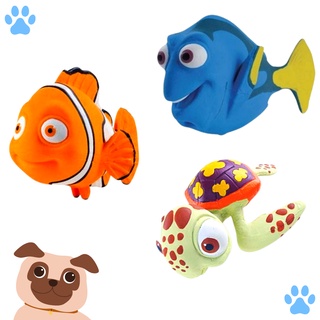 Brinquedo para Cachorro Mordedor Macio de Látex Edição Procurando o Nemo - Material Natural Atóxico