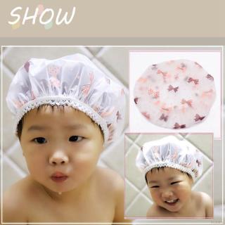Meu Bebê Crianças À Prova D'água Touca De Cabeça Elástica De Cabelo Para Banho (7)