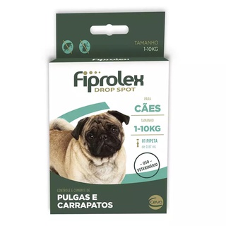 Fiprolex Drop Spot Para Cães 1 A 10 Kg CEVA