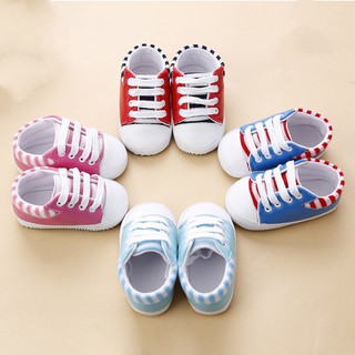 Sapatos Para Bebê Recém-Nascido Meninos Meninas Primeiros Sola Macia Anti-Derrapante 0-18 M