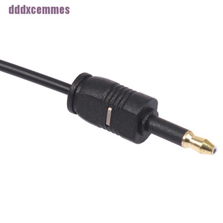 Dddxcemms// 1.96Ft Toslink Macho Para Mini Plugue 3.5mm Cabo De Áudio SPDIF Óptico Digital (3)