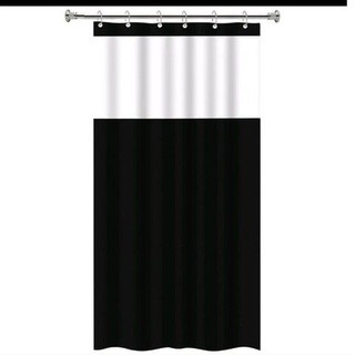 Cortina Para Box de Banheiro Visor Transparente com Ganchos 100% PVC Diversas Cores (2)