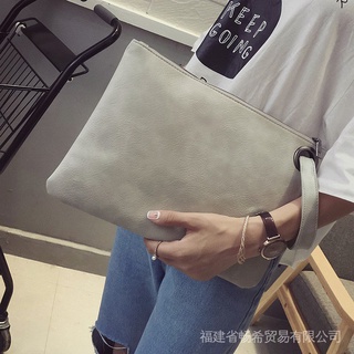 Moda Sólidos Clutch Bag Envelope De Couro Das Mulheres Saco De Embreagem Noite Bolsa Da (1)