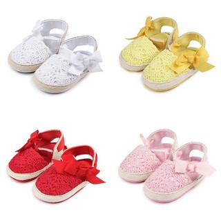 Babyshow Sapatos Bebê Menina Oco Arco Princesa Criança Primeira