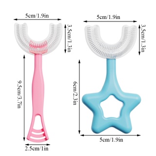 U-Shape Escova De Dentes Infantil De Silicone Flexível Oral (3)