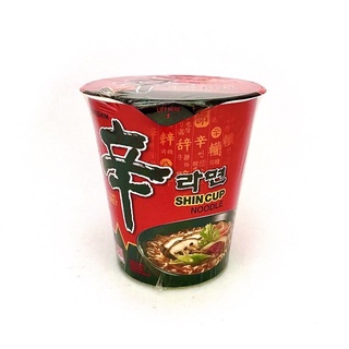 Lamen Coreano Shin Ramyun Cup Noodle Spicy 68g (1)