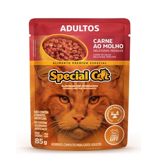 Ração Úmida Special Cat Sachê para Gatos 85g (1)