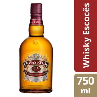 Whisky Escocês Chivas Regal 12 anos - 750ML