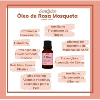 Óleo de Rosa Mosqueta 100% Puro 30 Ml Farmax (3)