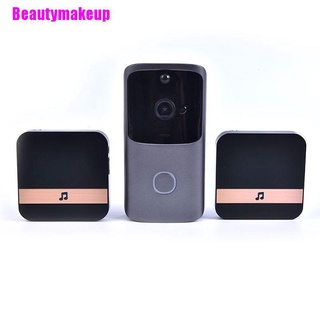 Beautymakeup Câmera De Segurança Sem Fio Wi-Fi Com Campainha Para Interfone 720P