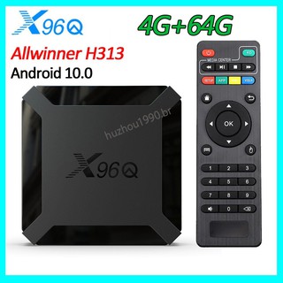 X96Q TV Box - 4gb de Memória e 64gb de Armazenamento- Android 10