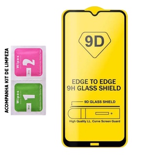 Película De Vidro 9D 3D Xiaomi Note 7/Note 8 / Note 9 /Note 10/ Mi 9 /Redmi 9A/MI 8 /MI 9T/Poco F3/M3/X3