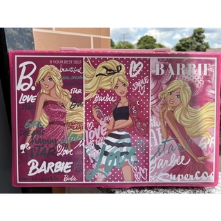 Estojo Maleta de Pintura Infantil Escolar Barbie - 86 Peças