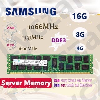 Servidor RAM DDR3 4G 8G 16G PC3-10600R 1333MHz REG 240pin Memória