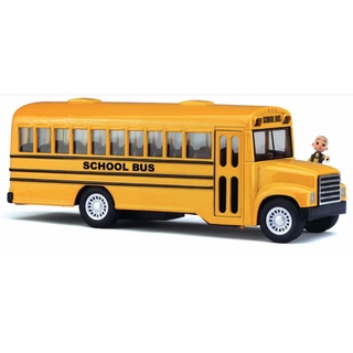 Carrinho Ônibus Escolar Americano Fricção - Ferro