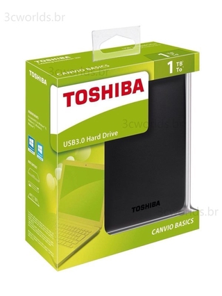 Toshiba Canvio Disko Resistente Externo Básico 2.5 "Disko Resistente Portátil Usb 3.0-1tb