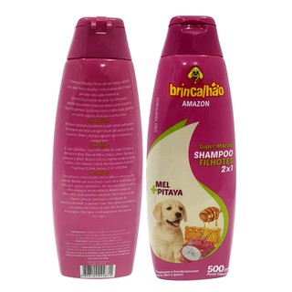 Shampoo e Condicionador Filhotes 2 em 1 Cachorro E Gato Mel e Pitaya 500ml (4)