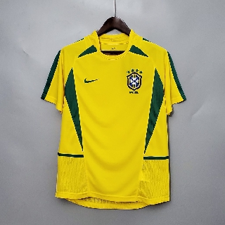 2002 Camisa De Futebol Brasil Retro (1)