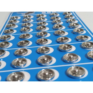 Colchete de Pressão 50 Unidades de botões Nº00 8.5mm Zinco Nique