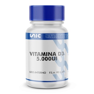 Vitamina D3 5000ui - 90caps