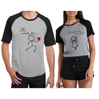 Blusas Camisetas Casal Par Namorados (1)