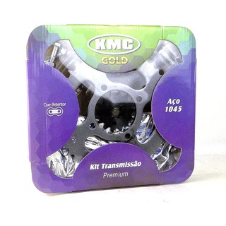 Kit Transmissão Relação Kmc Com Retentor Yamaha Xtz 125