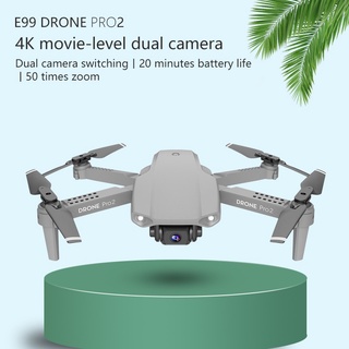 Mini Drone Nyr-E99 Pro2 4k 1080p Câmera Dupla Wifi Fpv Rc Ultra-Longo Retorno Com Uma Chave (3)