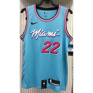 Camisa Esportiva Nba Jersey Miami Heat 22 # Butler 2020 Bonus Edition Azul E Outros Estilos Esportes