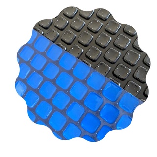 Capa Térmica Piscina 8x2,5 300 Micras+proteção Uv BLACK/BLUE