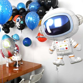 Balões Laminados Astronauta Do Espaço Para Decoração De Festa De Aniversário