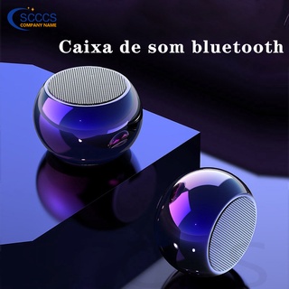 Caixinha Som Bluetooth Tws Metal Mini Speaker Amplificada 3w - AL-2022 PRONTO ENTREGA