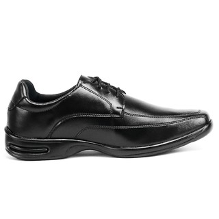 Sapato Social Masculino SapatoFran Conforto Bico Quadrado - Preto e Marrom (7)