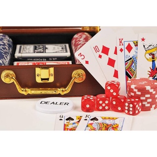 Maleta de Poker 200 Pecas Mala de Madeira (6)