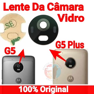 Lente Vidro Camera Traseira Moto G5 Plus / G5 Vidrinho Orig.