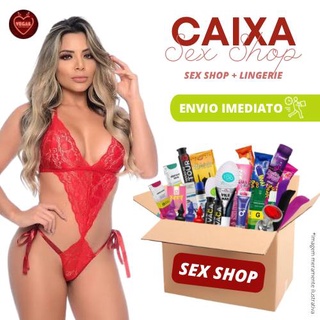 CAIXA SEX SHOP - KIT SEX SHOP E LINGERIE