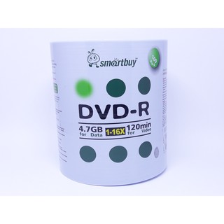 200 Midia Virgem Dvd-r Smartbuy Logo 4.7GB 120 min