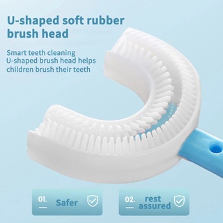 Lanfy Baby Escova De Dentes Infantil De Silicone Com Alça Para Crianças De 2-12 Anos / Multicolorido (4)