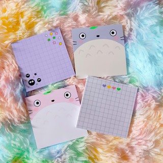 50 folhas Bloquinho de anotações Totoro Studio Ghibli / Memo Pad / Bloco de anotação / Notepad / Papelaria Criativa - Capivarinha (1)