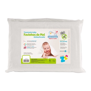 Travesseiro Antissufocante para bebê favinhos de mel fibrasca z4941