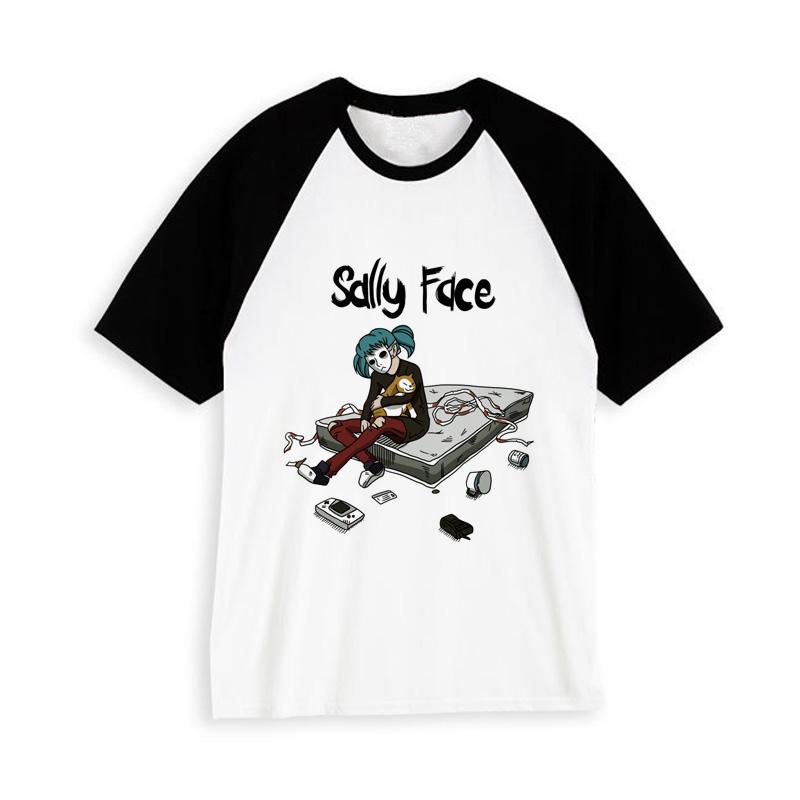 Sally Face Camiseta De Manga Curta Gola Redonda