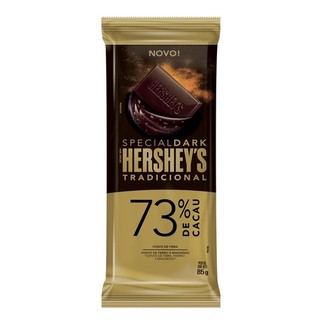 Hersheys Barra de Chocolate Special Dark 73% Cacau 85 gramas