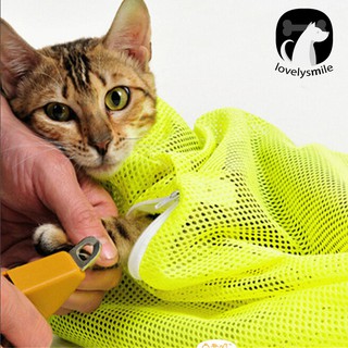 Lovelysmile8 Mochila De Rede Para Gatos/Pet/Banho/Arranhão Sem Arranhões (4)