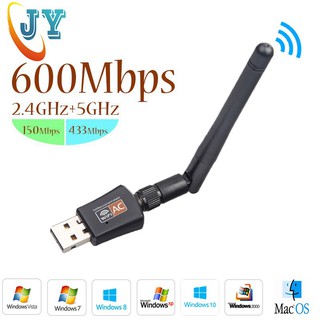 600mbps Adaptador Usb Wifi Sem Fio Para De Antena Sem Fio De Desktop 2GHZ&5GHZ
