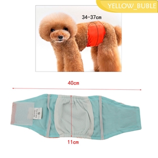(Amarelo_Buble) Fraldas De Cachorro Masculinas Lavável Reutilizável Lavável Para Cachorros E Gatos