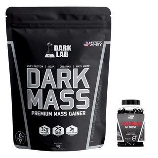 Kit Hipercalorico Dark Mass 3kg + Testodrol-Gh Boost 60 Caps Dark Lab