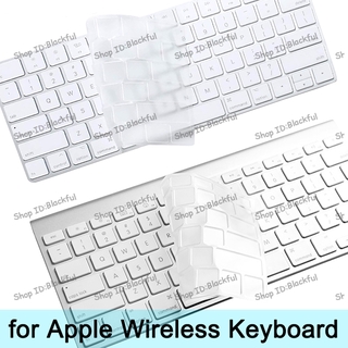 Keyboard Cover for Apple New iMac 2021 Magic Keyboard Tampa Do Teclado Para A Apple Imac Teclado Sem Fio Bluetooth Magia Tpu Silicone Transparente Eua Skin Film A1314 A1644 Mc184Ll Mla22Ll