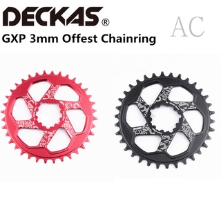 Deckas Bicicleta Dub Crankset Liga De Alumínio 3mm Offset Chainring Para Sram Sx Nx Gx X01 Xx1 Conjunto Manivela Mtb Partes