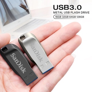 Sandisk 128G Metal Mini USB2.0 64GB 256GB USB Flash Drive 512GB 2TB À Prova D'água
